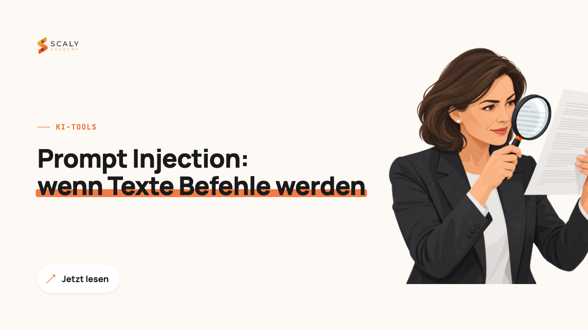 Prompt Injection: Wenn gelesener Text zum Befehl wird