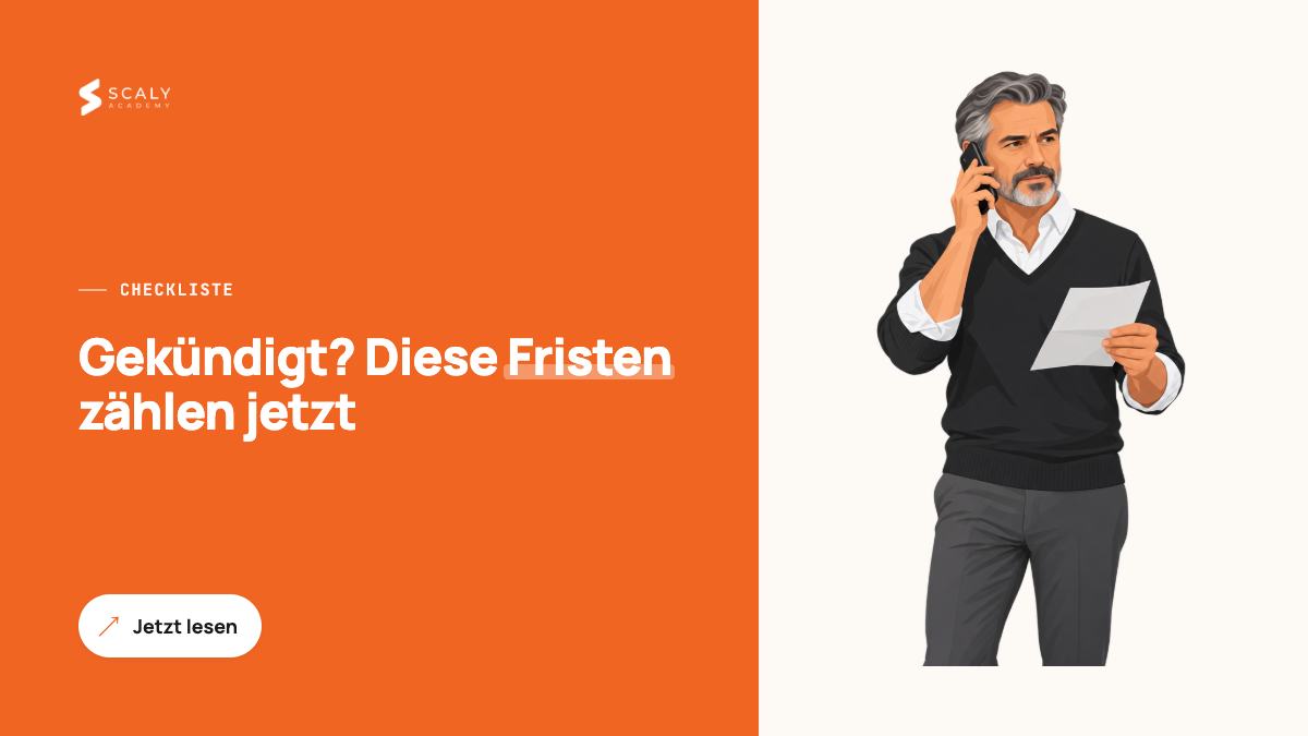 Gekündigt, was nun? Dein Fahrplan mit allen Fristen 2026