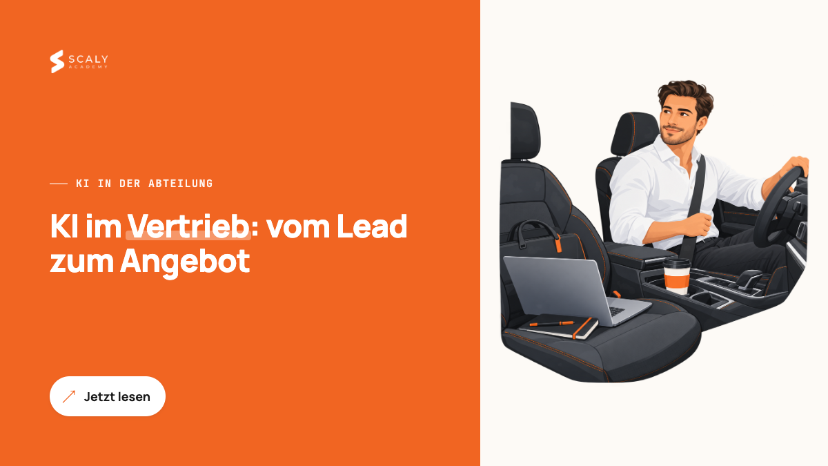 KI im Vertrieb: Vom Lead zum Angebot - und wo das Recht bremst