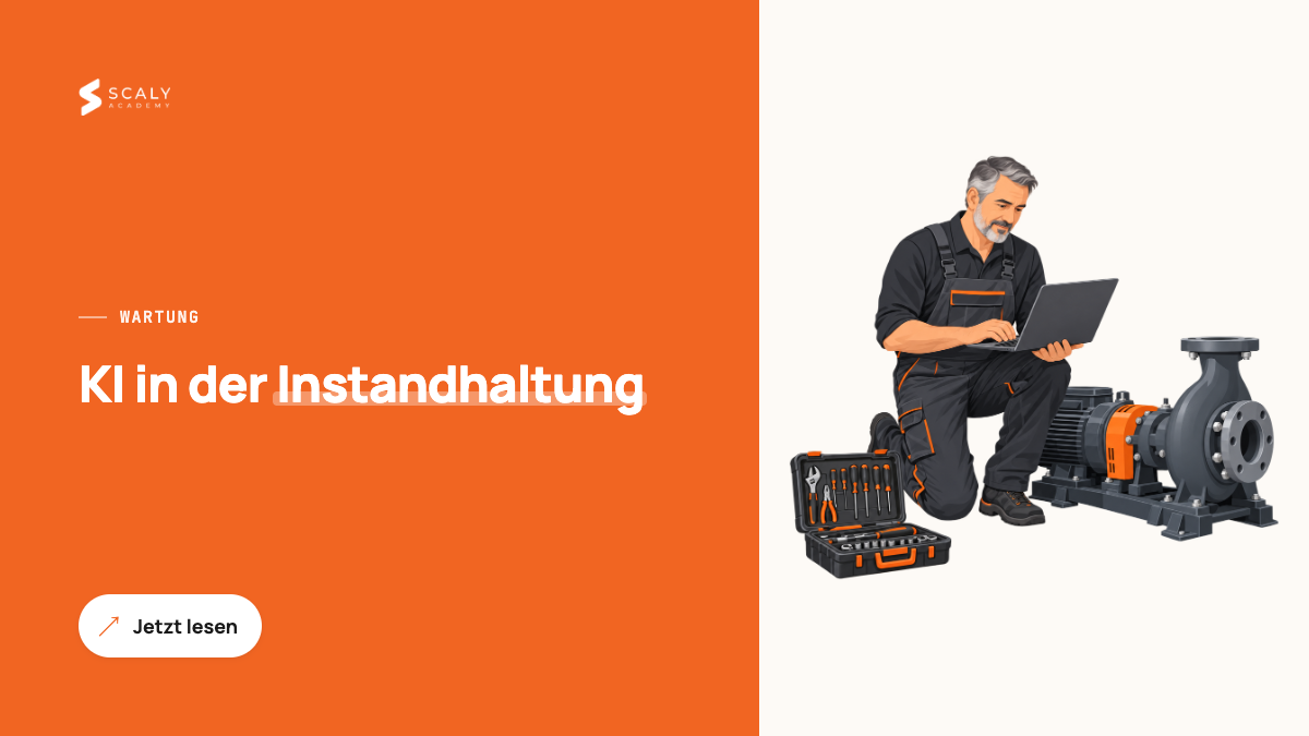 KI in der Instandhaltung: Von der Störung bis zur Prognose